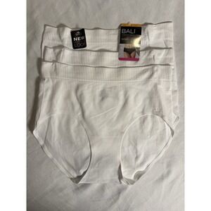NEW Bali Briefs Comfort Revolution Briefs Women's Medium 3 Pair White DFMSB3
